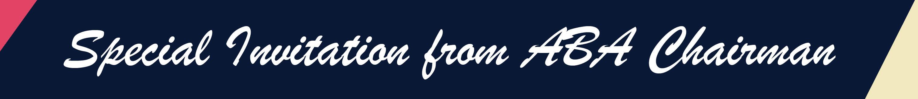 Chairman Invitation Header