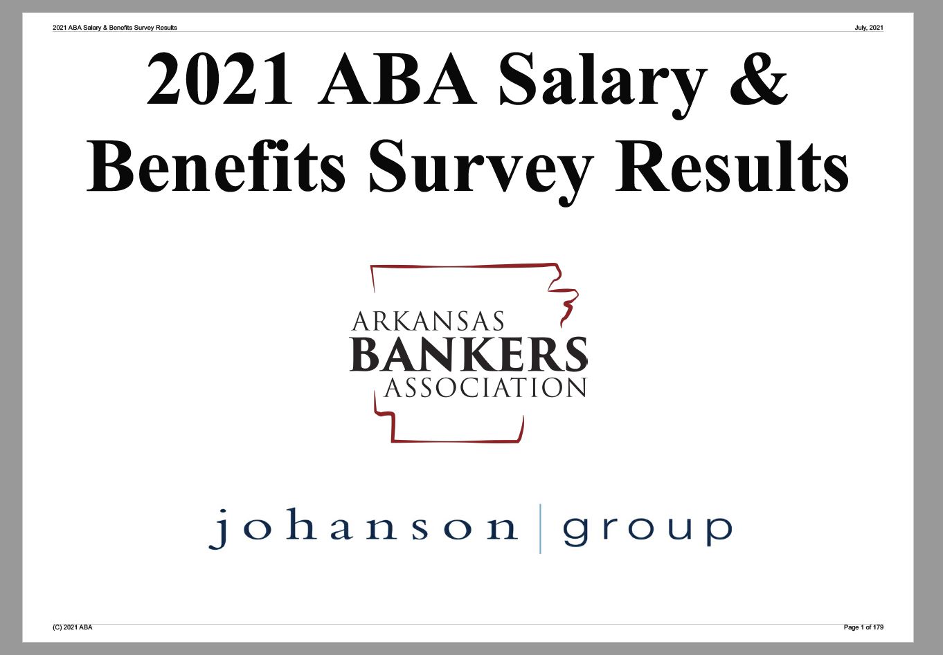 2021 Salary Survey