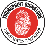 Thumbprint Signature Decals